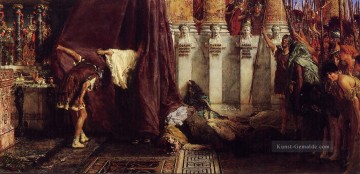  romantischer Kunst - Ave Caesar Io Saturnalia romantischer Sir Lawrence Alma Tadema